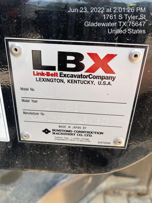 2022 LINK-BELT 250x4LF