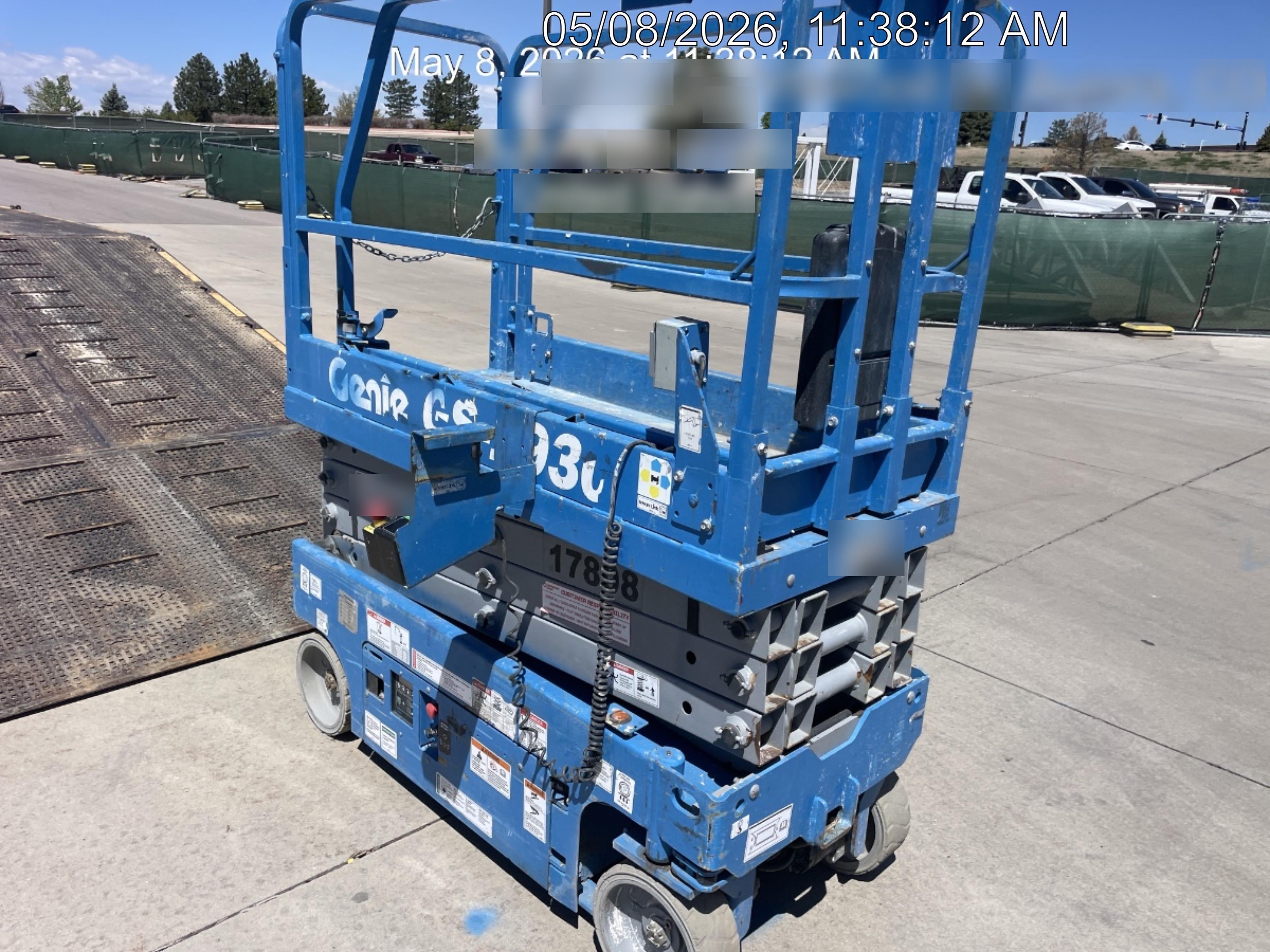 2018 Genie GS-1930 Genie GS-1930 w/Fixed Rail, Chain Entry