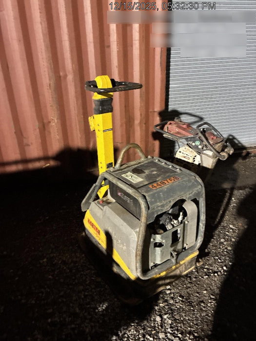 2024 Wacker Neuson DPU6555Heh Hatz Diesel, Reversible Plate Compactor, electric start