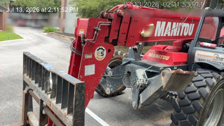 2018 Manitou MTA10055 MTA10055 - 74 HP T4, Canopy, Worklights/Strobe, Beacon, 66" Carriage, 60" Forks, Solid Tires, Lift Hook, Aux Hydraulics