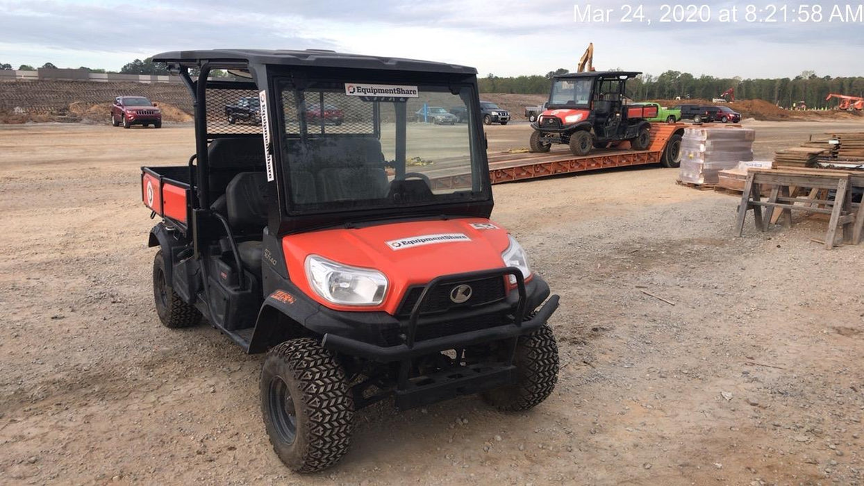 2019 Kubota RTV-X1140W-H 4WD, LED Strobe, Windshield Tempered Glass, Plastic Canopy, Wire Harness Kit, Backup Alarm