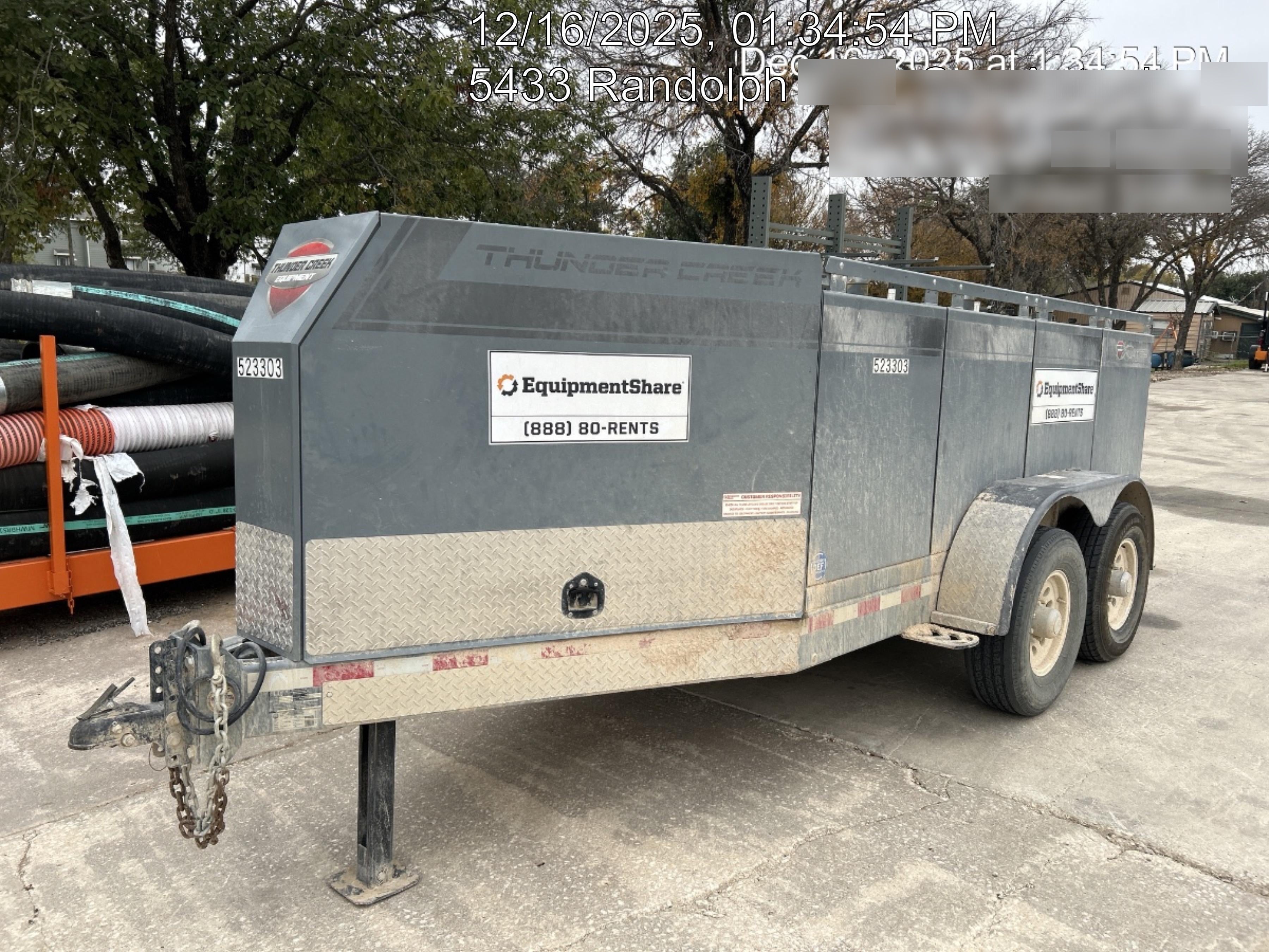 2025 THUNDER CREEK MTT920 - Hazmat not required