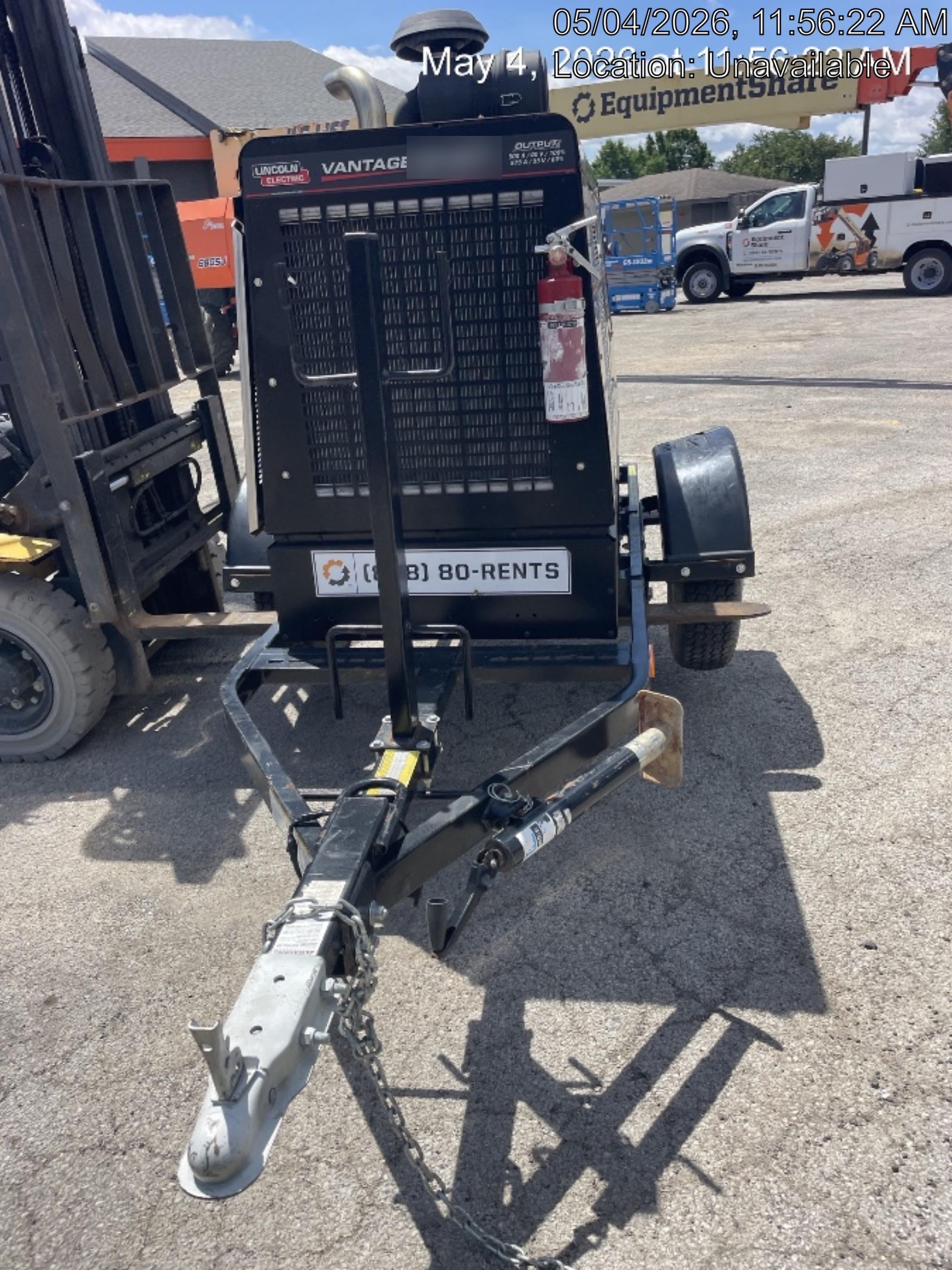2024 Lincoln Electric Vantage 549X Vantage 549X Ready Pak 3 w/ Telematics & Decals, Stainless (Includes Trailer, Cable Rack, Fender Light Kit), part #K3534-2-RP3MES