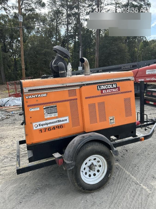 2021 Lincoln Electric Vantage 549X Ready Pak 3, ORANGE (includes trailer, cable rack, fender light kit)