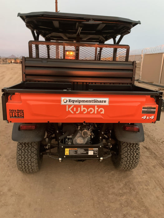 2022 Kubota RTV-X1140W-H Plastic Canopy, Windshield Acrylic Clear, LED Strobe Light, Wire Harness Kit, Back up Alarm