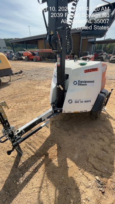 2023 Generac MLT2 Diesel, Flex Switch 120V Input, Powerzone Controller, (4) 320W LED Lights, 4kW Generator, 39.9 Gal Fuel Tank, 2" Ball, T3