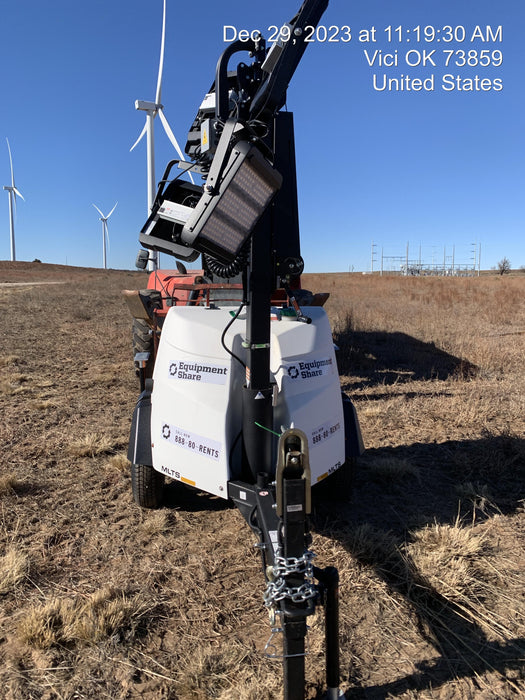 2023 Generac MLT2 Diesel, Flex Switch 120V Input, Powerzone Controller, (4) 320W LED Lights, 4kW Generator, 39.9 Gal Fuel Tank, 2" Ball, T3