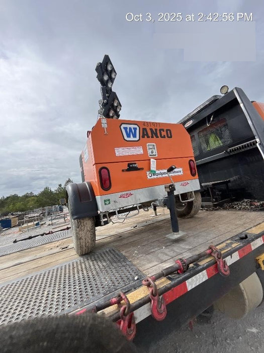 2024 Wanco WLTT-4MM4K Diesel, Deep Sea Controller, Shore Power Plug, Auto Start, (4) 350W LED Floodlights, 4kW Generator, 60 Gal Fuel Tank, 2" Ball, T3