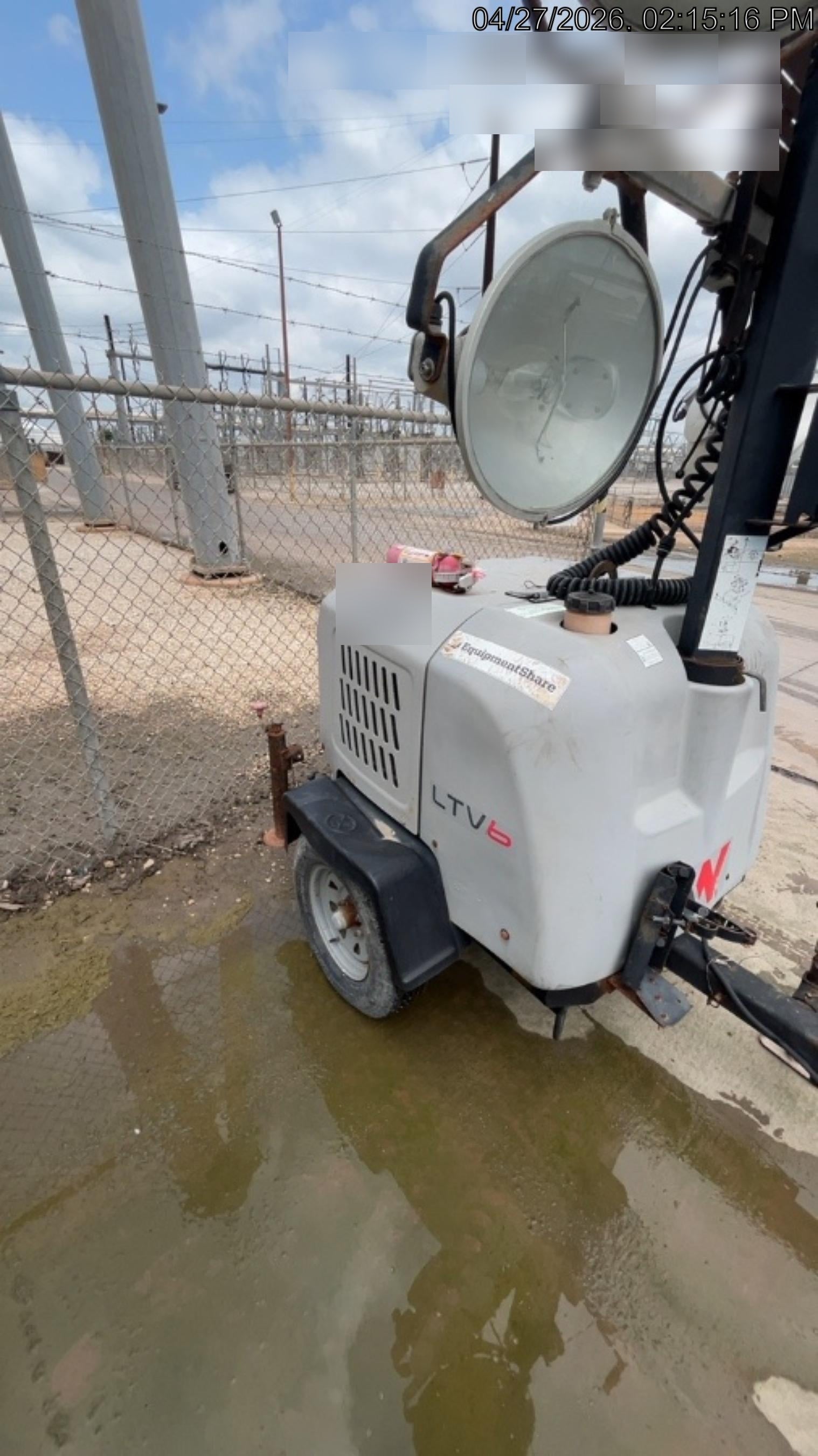 Wacker Neuson LTV6K-MH Wacker Neuson LTV6K Towable Light Tower