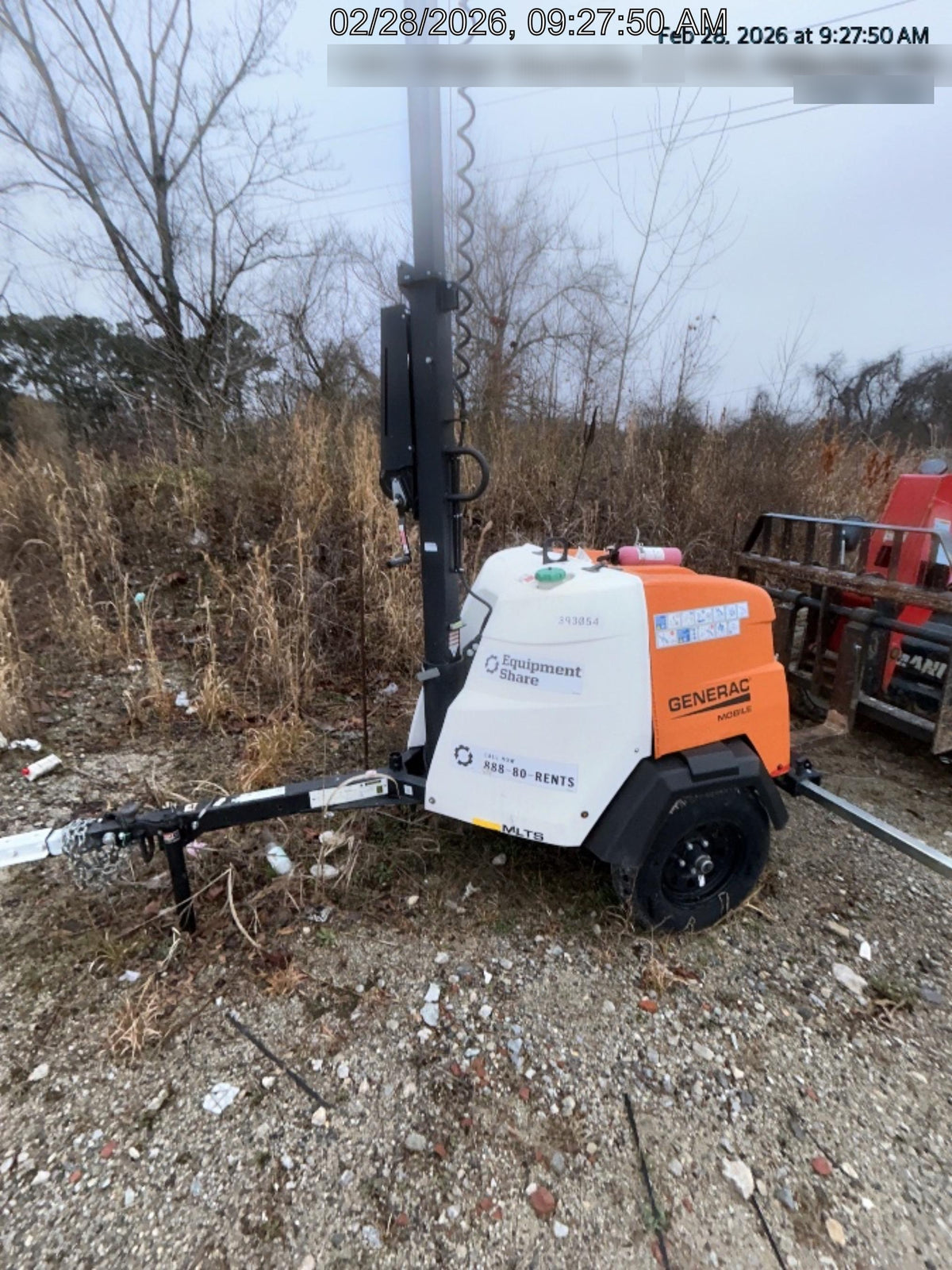 2024 Generac MLT2 Diesel, Flex Switch 120V Input, Powerzone Controller, 
(4) 320W LED Lights, 4kW Generator, 39.9 Gal Fuel Tank, 2" Ball, T3