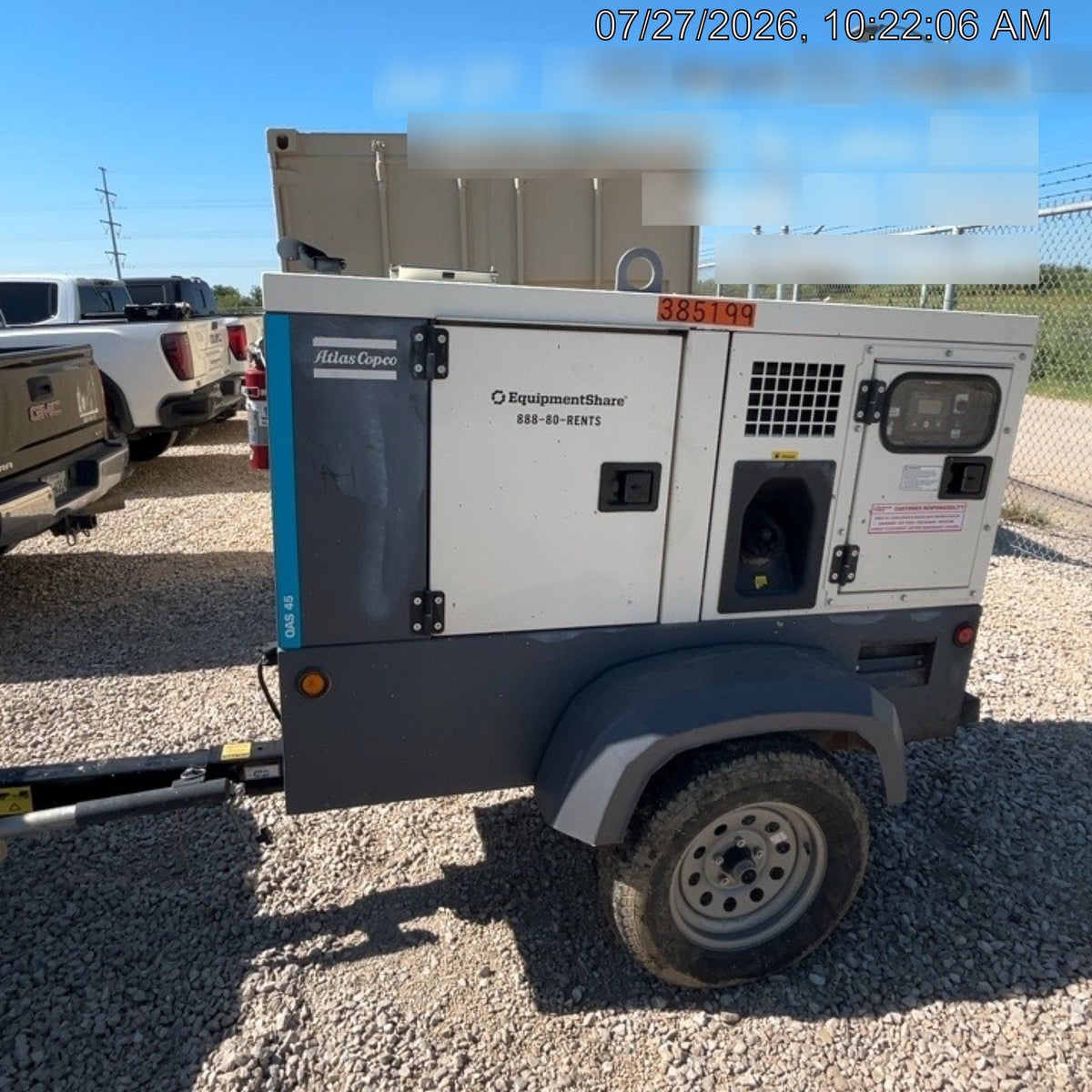 2023 ATLAS COPCO QAS45 CWK