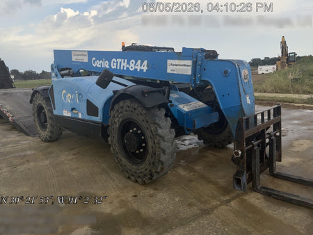 2019 Genie GTH-844 Genie GTH-844 w/Enclosed Cab w/HVAC, Work Lights, Solid Tires, Beacon, 60" Carriage and Forks