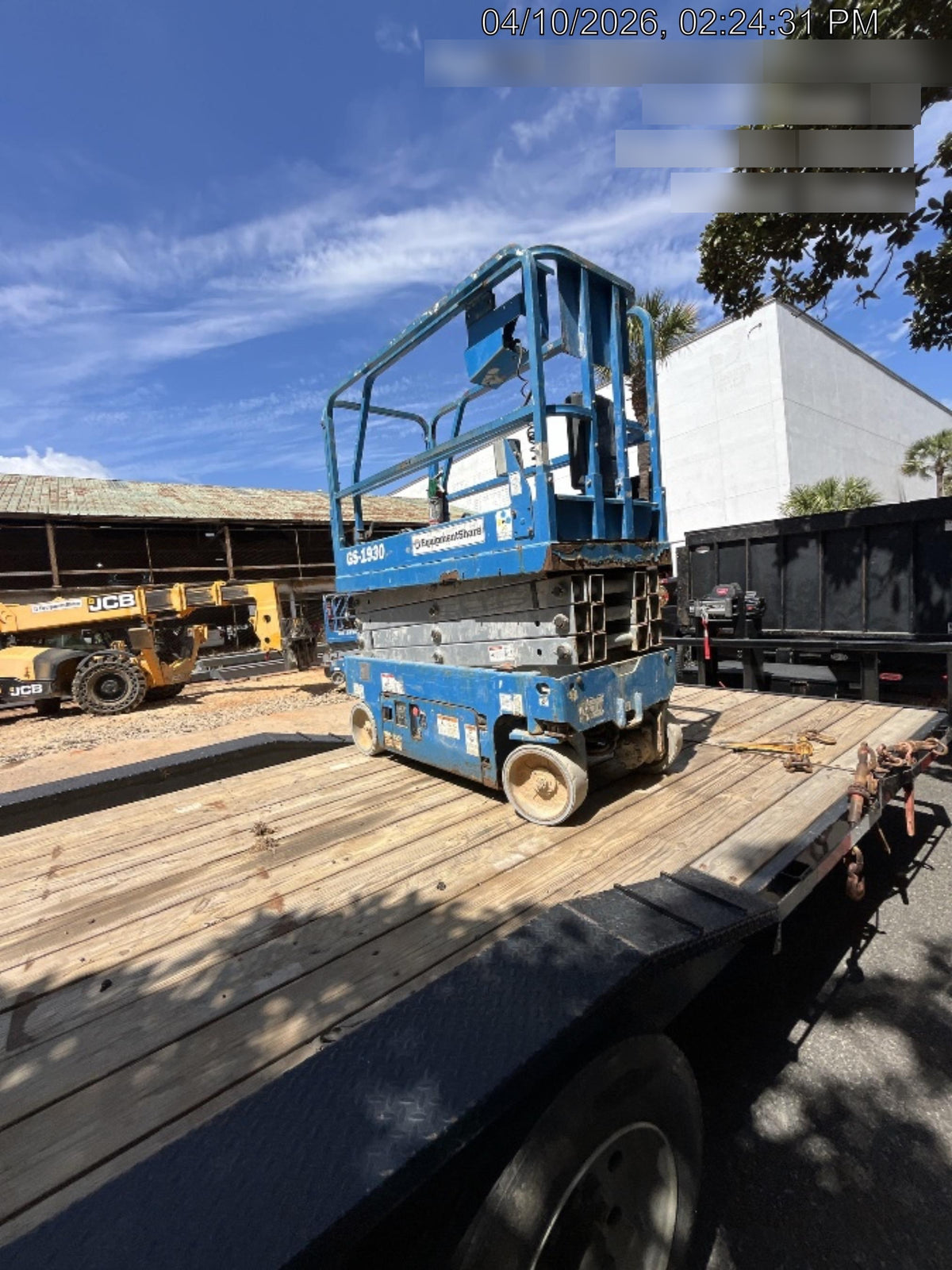 2019 Genie GS-1930 Fixed Rails with Chain Entry