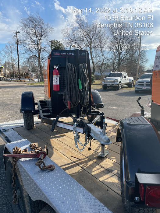 2021 Lincoln Electric Vantage 322 Vantage 322 Ready Pak 3 w/ Decals, ORANGE (includes trailer, cable rack, fender light kit) NO Telematics