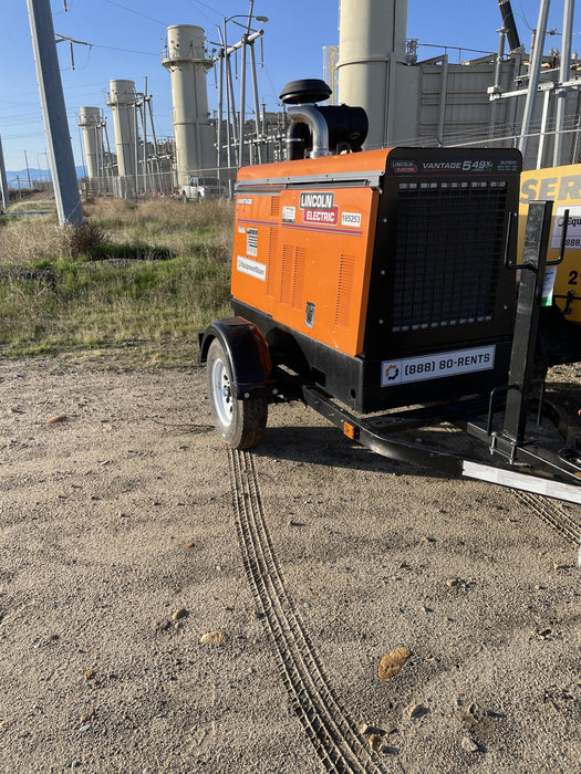 2021 Lincoln Electric Vantage 549X Ready Pak 3, ORANGE (includes trailer, cable rack, fender light kit)