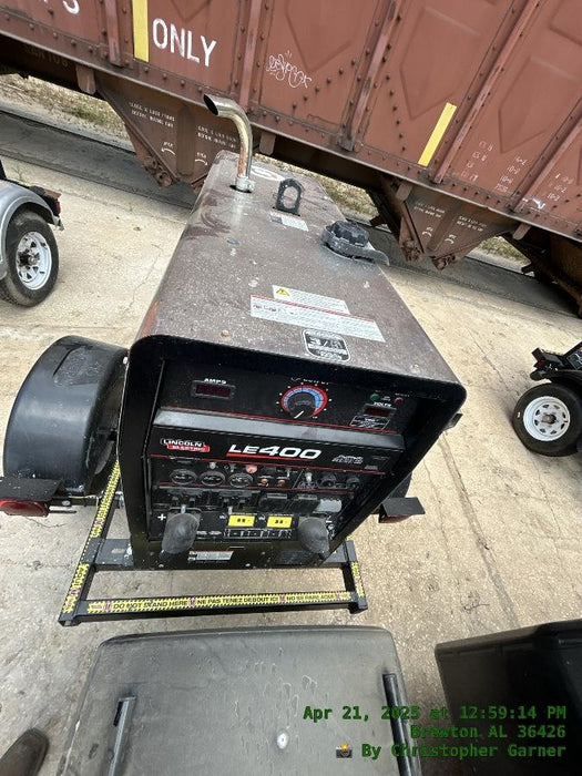 2024 Lincoln Electric LE400 Kubota V1505, Trlr, Cable Rack, Light Kit, ES Decals, T3