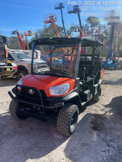 2022 Kubota RTV-X1140W-H Plastic Canopy, Windshield Acrylic Clear, LED Strobe Light, Wire Harness Kit, Back up Alarm