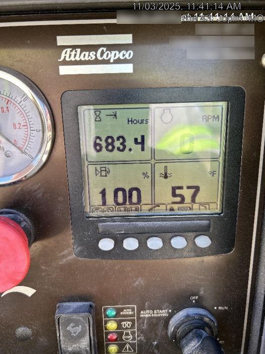 2020 ATLAS COPCO PAS 100 HF CS Enclosed