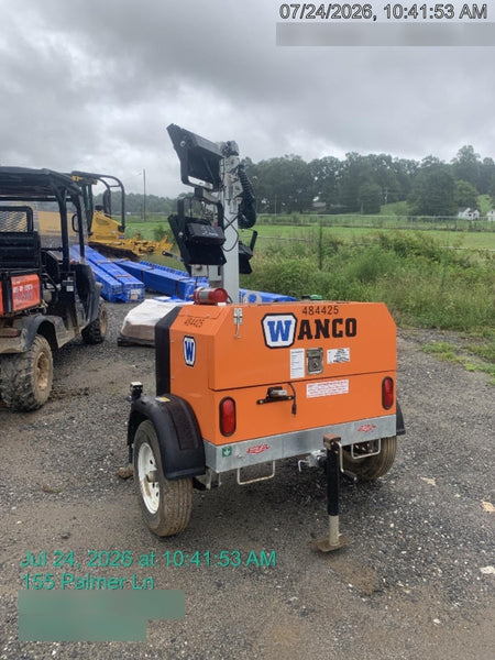 2024 Wanco WLTT-4MM4K Diesel, Mitsubishi L2E, 9.0HP @1800 rpm, Deep Sea Controller, Shore Power Plug, Auto Start, (4) 350W LED Floodlights, 4kW Generator, 60 Gal Fuel Tank, 2" Ball, T3