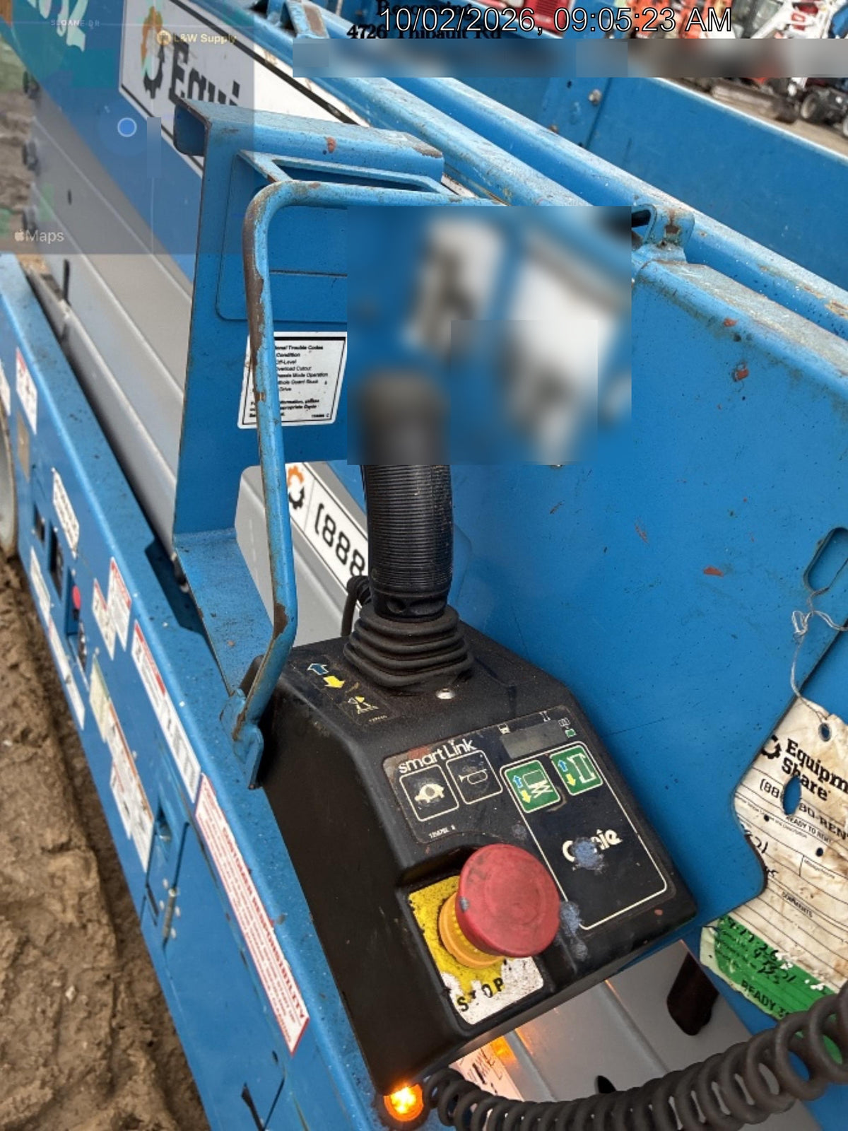 2019 Genie GS-2632 Folding rails with half height swing gate
