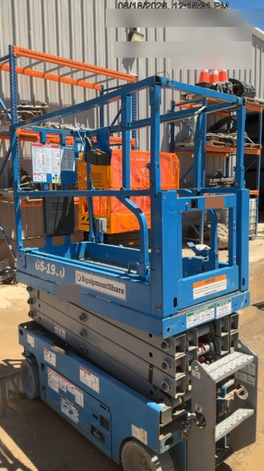 2020 Genie GS-1930 Solid Non Marking Tires, Beacon, Folding rails with half height swing gate