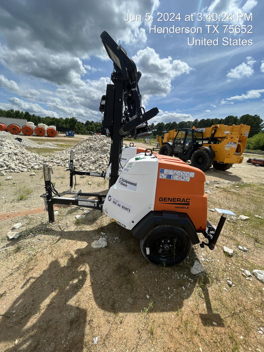 2024 Generac MLT2 Diesel, Flex Switch 120V Input, Powerzone Controller, 
(4) 320W LED Lights, 4kW Generator, 39.9 Gal Fuel Tank, 2" Ball, T3