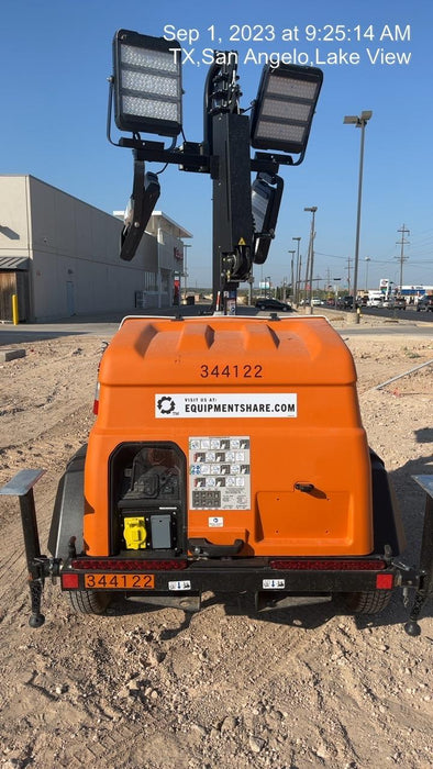 2023 Generac MLT2 Diesel, Flex Switch 120V Input, Powerzone Controller, (4) 320W LED Lights, 4kW Generator, 39.9 Gal Fuel Tank, 2" Ball, T3