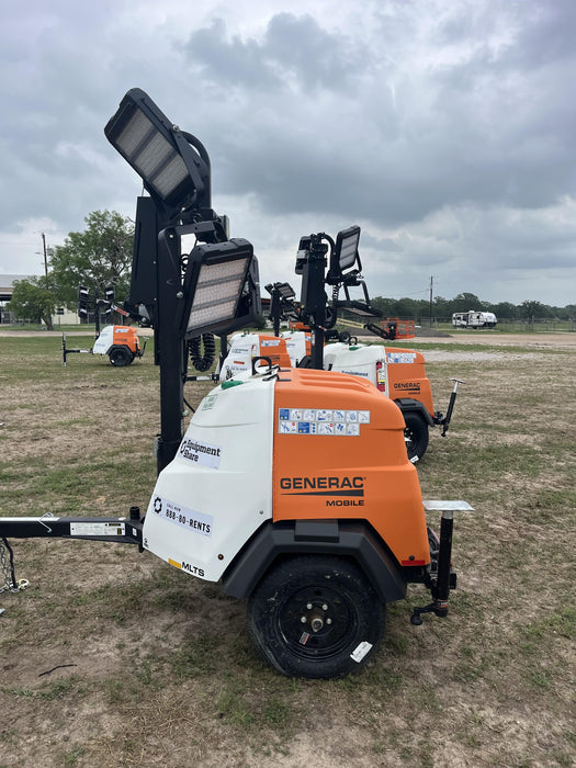 2023 Generac MLT2 Diesel, Flex Switch 120V Input, Powerzone Controller, 
(4) 320W LED Lights, 4kW Generator, 39.9 Gal Fuel Tank, 2" Ball, T3