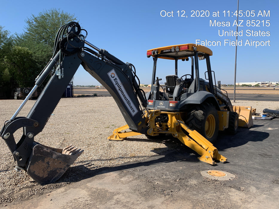 2020 John Deere 310LEP - Extendable Stick Canopy, 4WD, Extendable Stick, Pilot Controls, 2 Way Hydraulics, TAG Manual QC