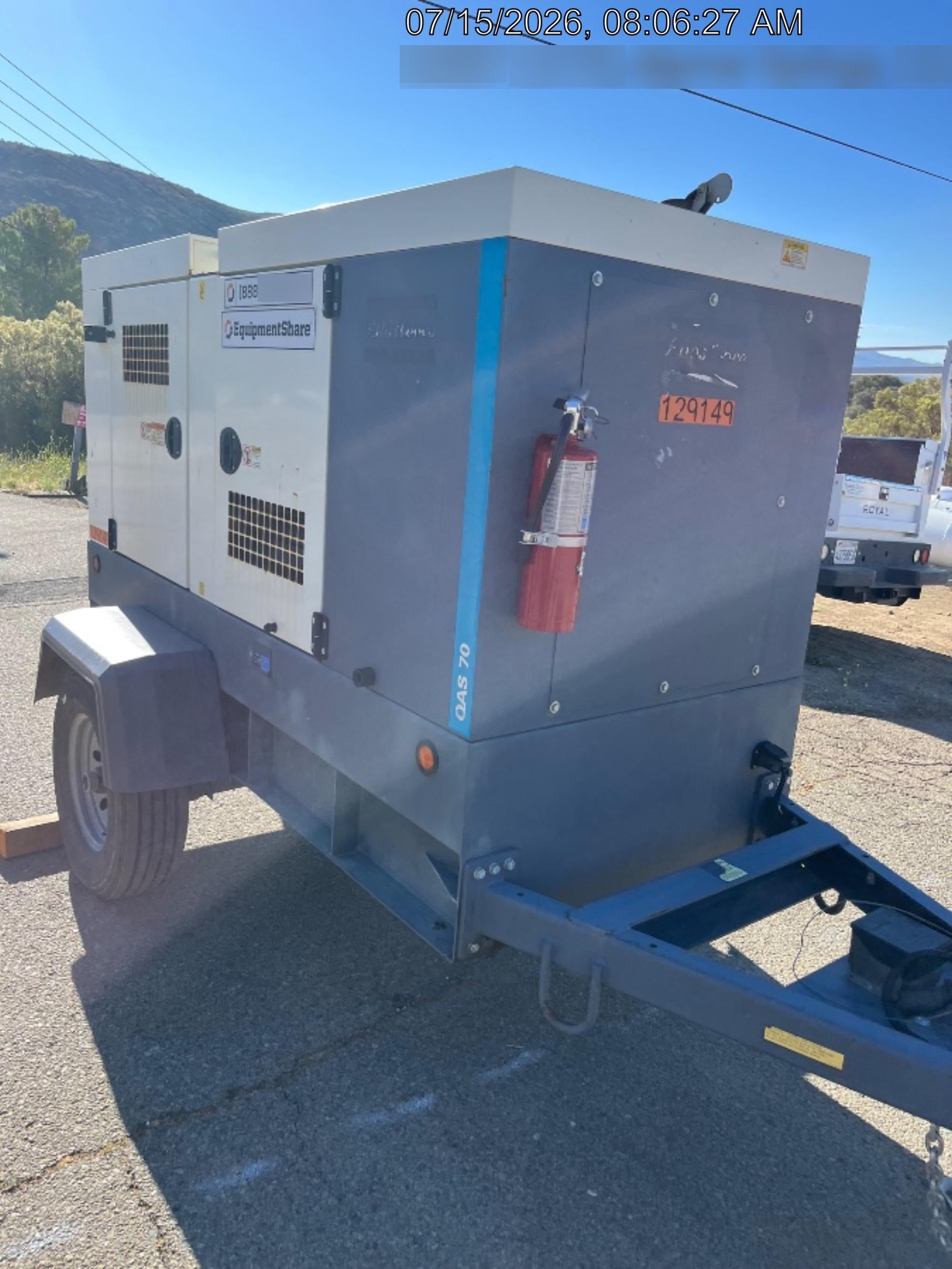 2020 ATLAS COPCO QAS 70