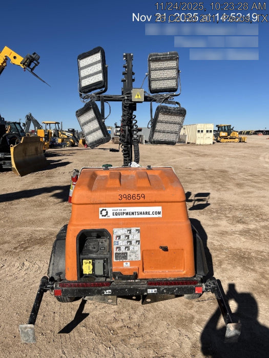 2024 Generac MLT2 Diesel, Flex Switch 120V Input, Powerzone Controller, 
(4) 320W LED Lights, 4kW Generator, 39.9 Gal Fuel Tank, 2" Ball, T3