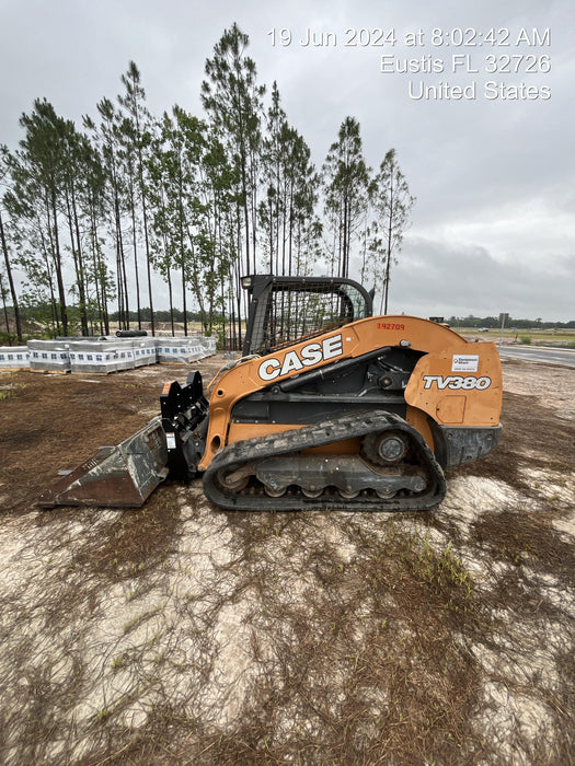 2017 Case TV380 2,660 LBS RADIAL LIFT @ 35% ,ROPS,R TRACK,84",EH