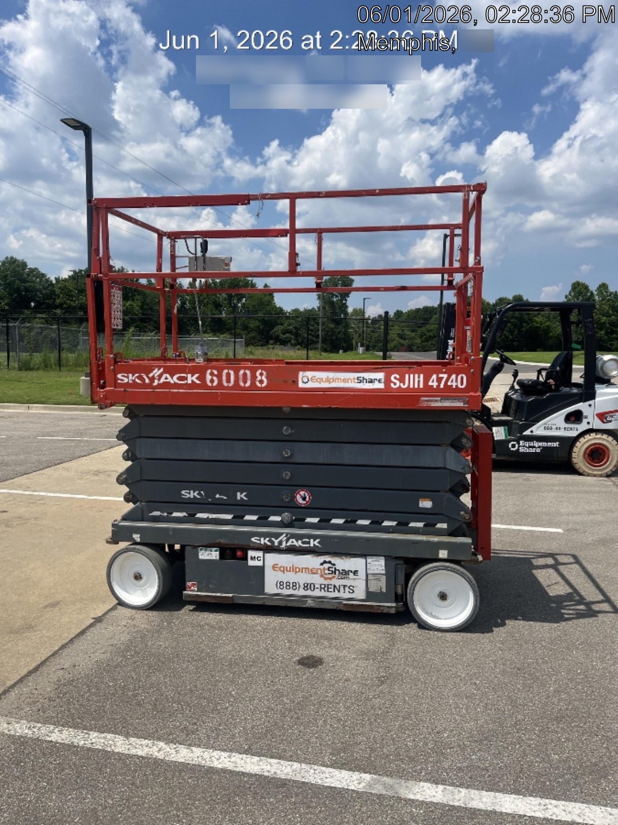2017 Skyjack SJIII-4740 Skyjack SJ4740, Extended Warranty 5yr/5k hr