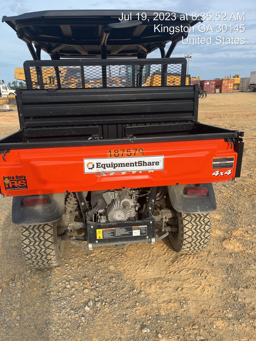 2021 Kubota RTV-X1140W-H Plastic Canopy, Windshield Acrylic Clear, LED Strobe Light, Wire Harness Kit, Back up Alarm