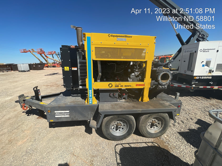 2022 ATLAS COPCO PAC H108 JD