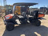 2022 Kubota RTV-X1140W-H Plastic Canopy, Windshield Acrylic Clear, LED Strobe Light, Wire Harness Kit, Back up Alarm