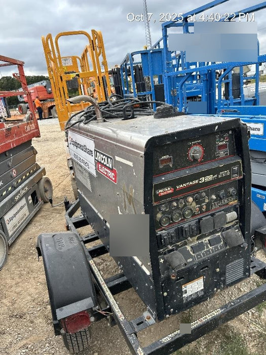 Lincoln Electric Vantage 322 Lincoln Vantage 322 Welder w/Trailer