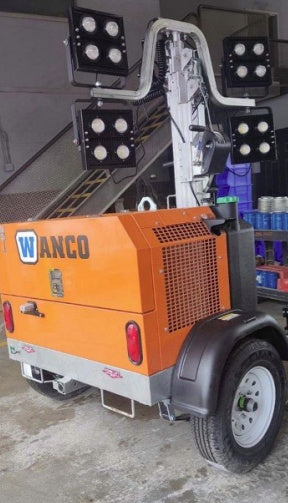 2023 Wanco WLTT-4MM4K Diesel, Deep Sea Controller, Shore Power Plug, Auto Start, (4) 350W LED Floodlights, 4kW Generator, 60 Gal Fuel Tank, 2" Ball, T3