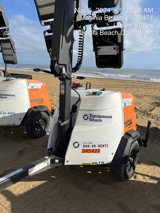 2023 Generac MLT2 Diesel, Flex Switch 120V Input, Powerzone Controller, (4) 320W LED Lights, 4kW Generator, 39.9 Gal Fuel Tank, 2" Ball, T3