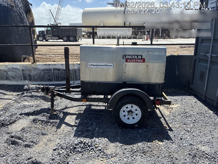 2019 Lincoln Electric Vantage 322 Ready-Pak 3, Two Wheel Trailer, Fender and Light Kit, Cable Rack