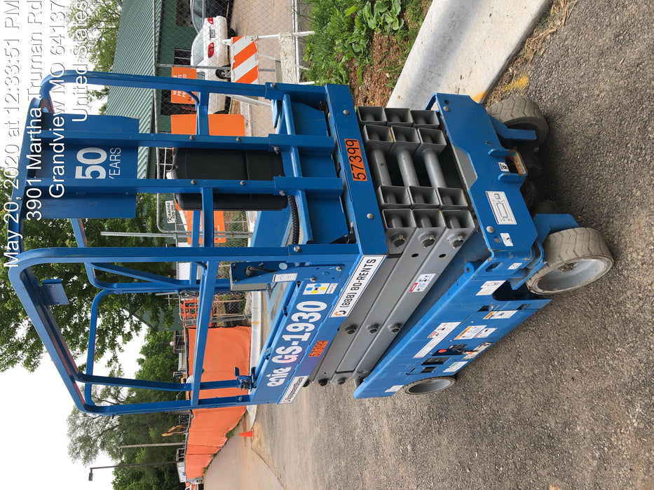 2016 Genie GS-1930 Standard Rental Specs