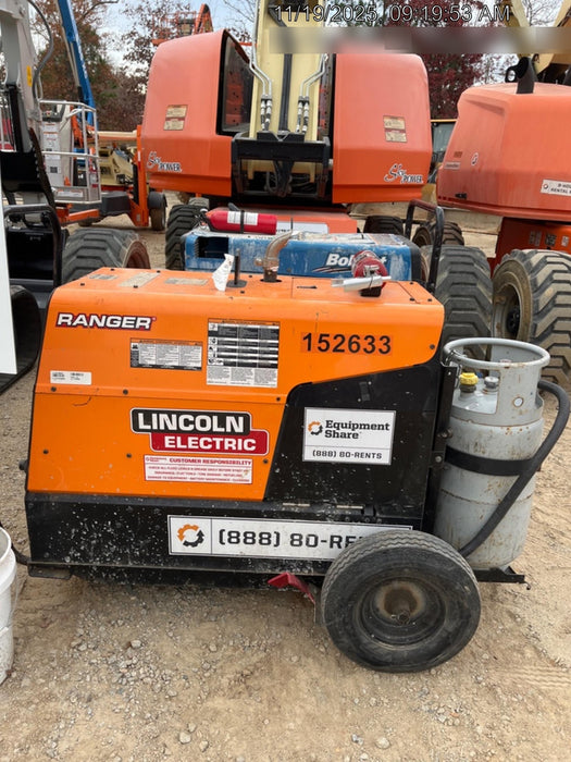 2021 Lincoln Electric Ranger 305 LPG LPG One-Pak (includes undercarriage, tank holder & tank strap) ORANGE