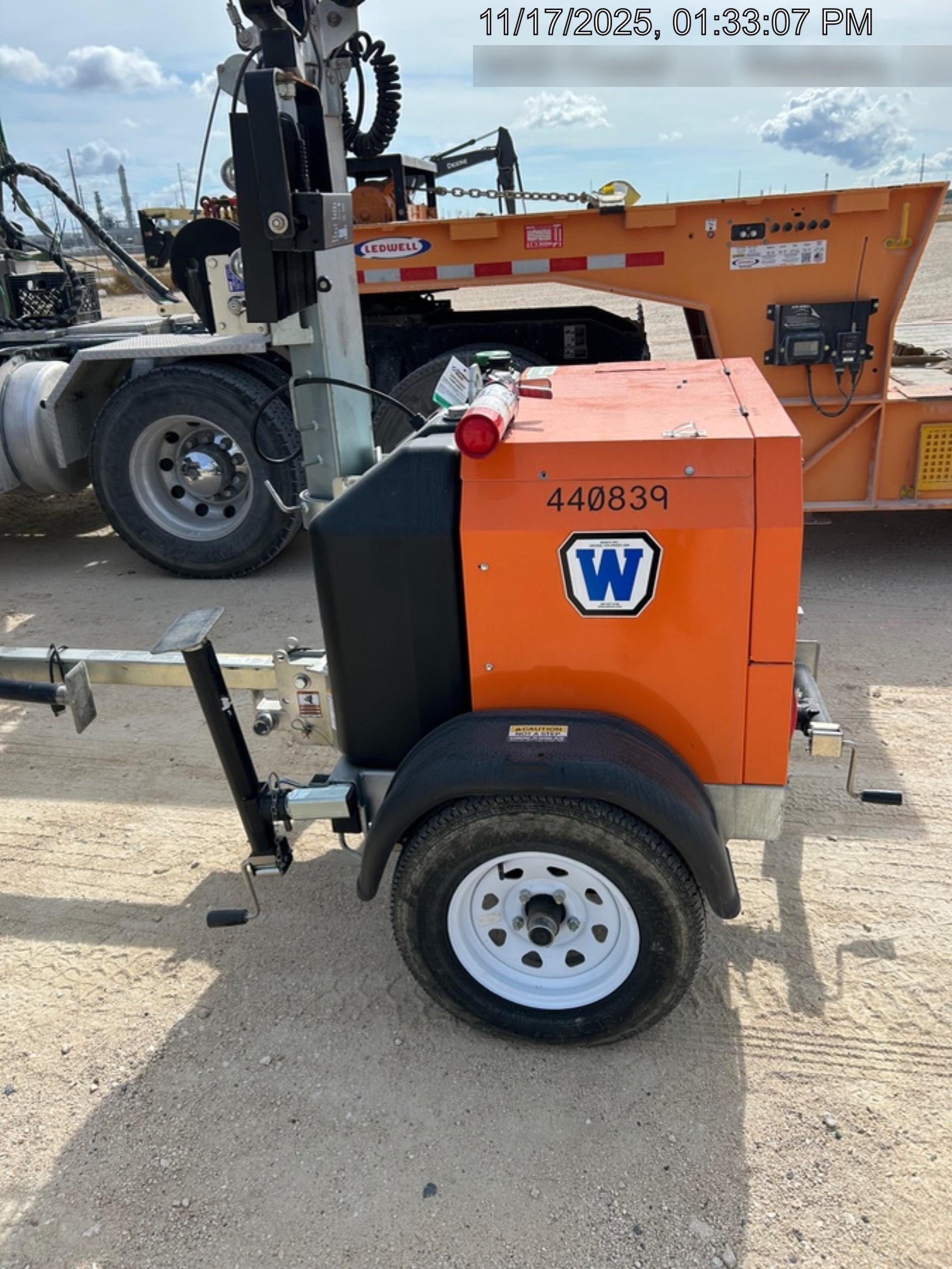 2024 Wanco WLTT-4MM4K Diesel, Deep Sea Controller, Shore Power Plug, Auto Start, (4) 350W LED Floodlights, 4kW Generator, 60 Gal Fuel Tank, 2" Ball, T3