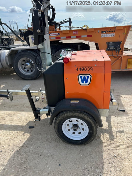 2024 Wanco WLTT-4MM4K Diesel, Deep Sea Controller, Shore Power Plug, Auto Start, (4) 350W LED Floodlights, 4kW Generator, 60 Gal Fuel Tank, 2" Ball, T3