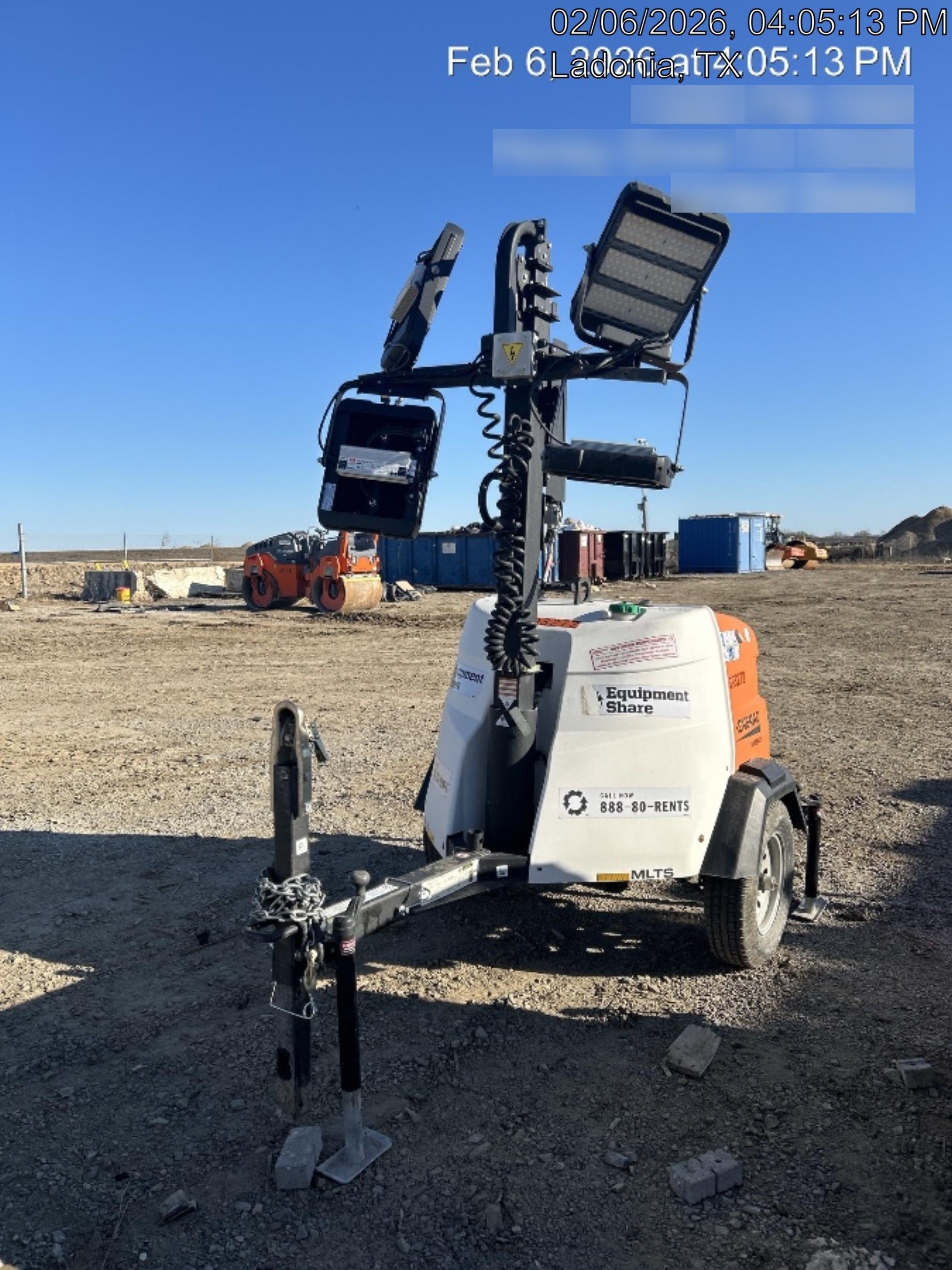 2024 Generac MLT2 Diesel, Flex Switch 120V Input, Powerzone Controller, 
(4) 320W LED Lights, 4kW Generator, 39.9 Gal Fuel Tank, 2" Ball, T3