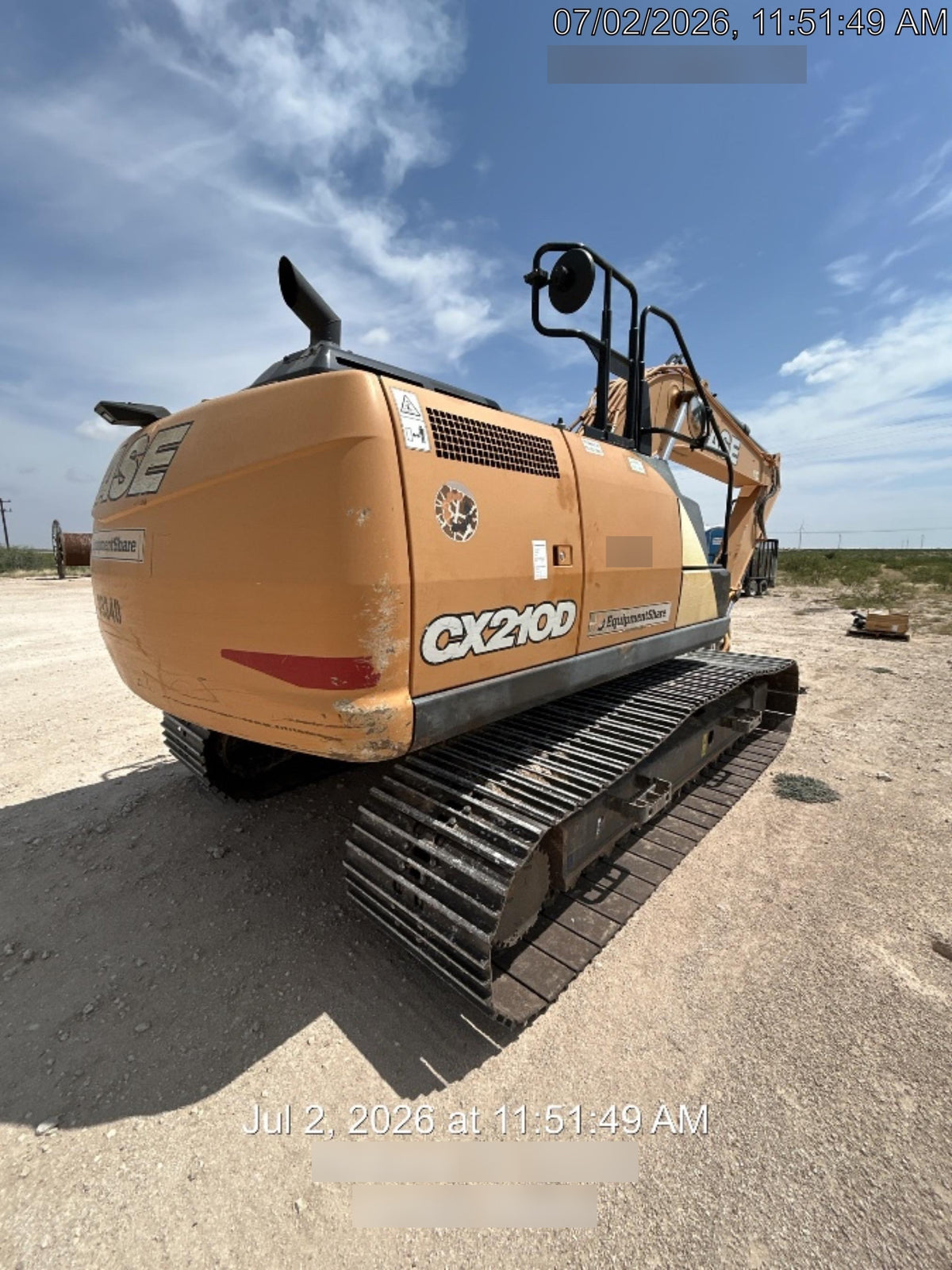 2019 CASE CX210D