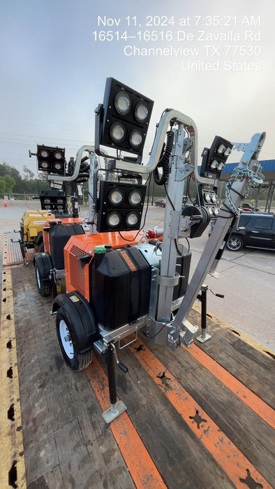 2024 Wanco WLTT-4MM4K Diesel, Deep Sea Controller, Shore Power Plug, Auto Start, (4) 350W LED Floodlights, 4kW Generator, 60 Gal Fuel Tank, 2" Ball, T3