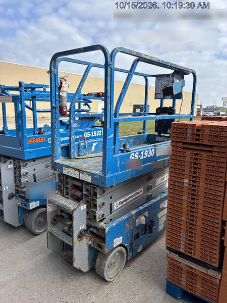 2019 Genie GS-1930 Fixed Rails with Chain Entry