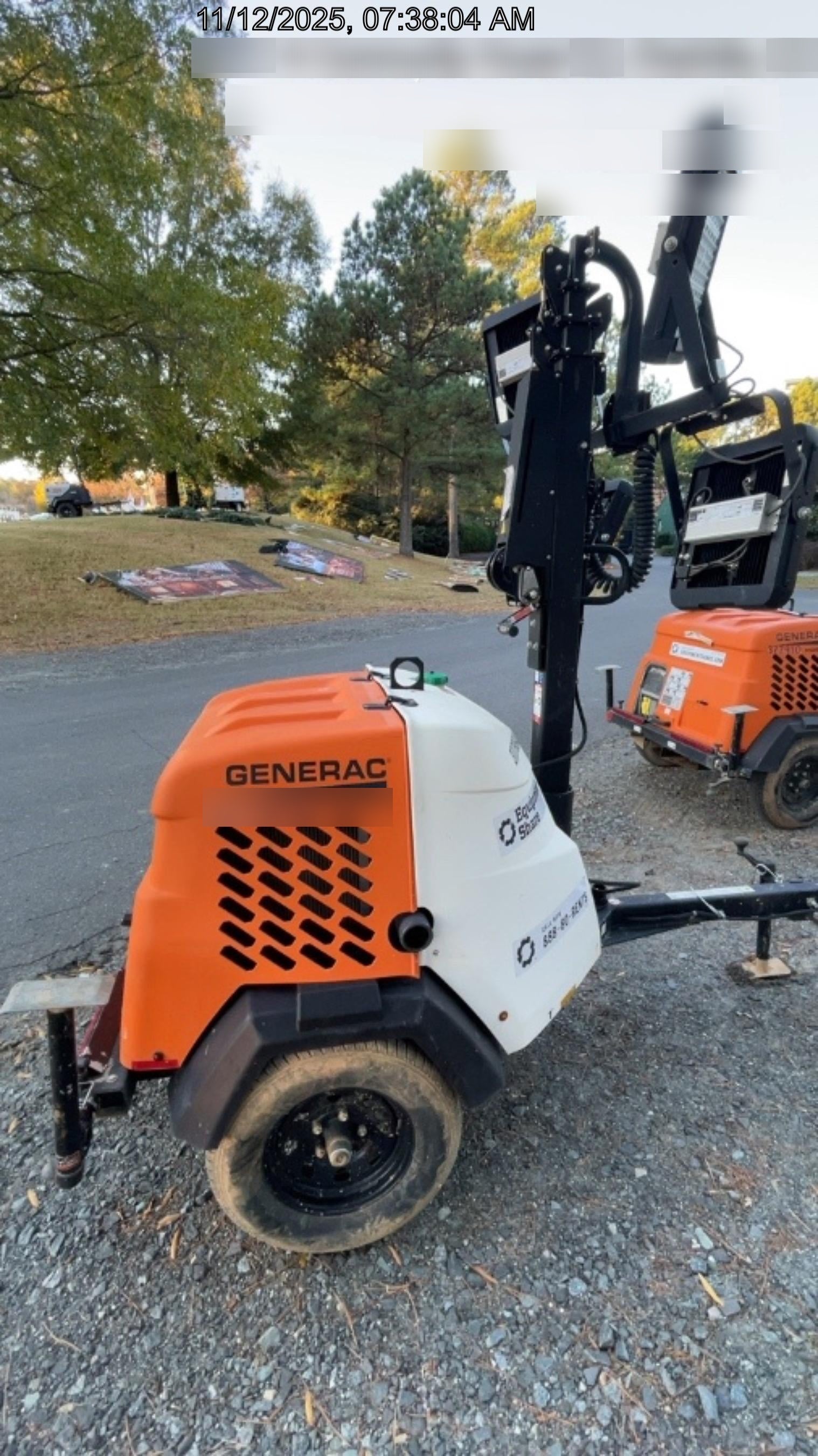 2023 Generac MLT2 Diesel, Flex Switch 120V Input, Powerzone Controller, 
(4) 320W LED Lights, 4kW Generator, 39.9 Gal Fuel Tank, 2" Ball, T3