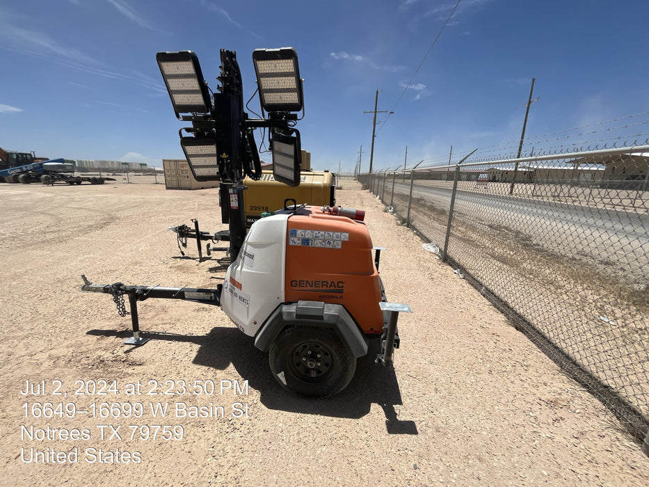 2024 Generac MLT2 Diesel, Flex Switch 120V Input, Powerzone Controller, 
(4) 320W LED Lights, 4kW Generator, 39.9 Gal Fuel Tank, 2" Ball, T3